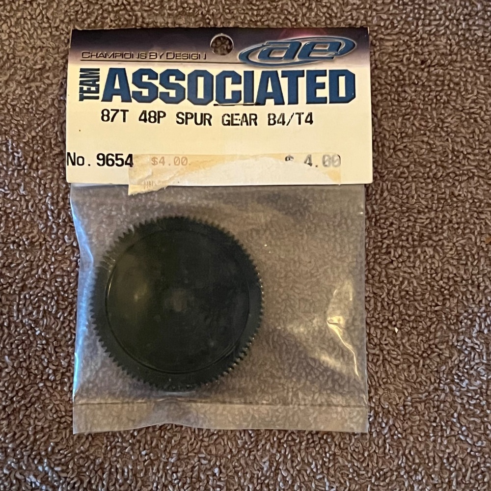 Team Associated 87T‎ 48P Spur Gear B4/T4 RC Car Part No. 9654 New